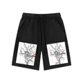 Mineral Wash Waffle Knit Shorts
