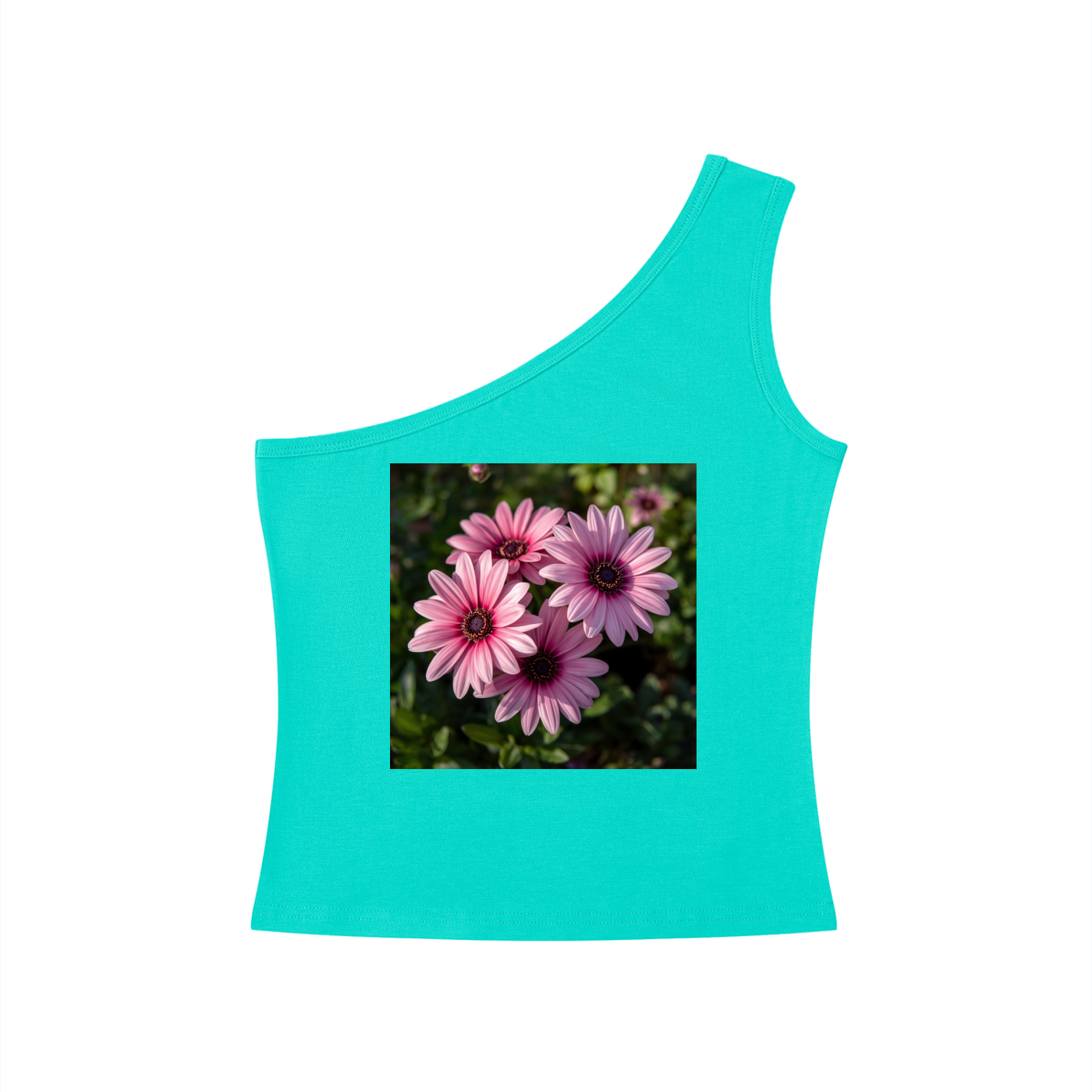 Women's One-Shoulder Crop T-Shirt