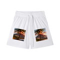 Mesh Drawstring Shorts